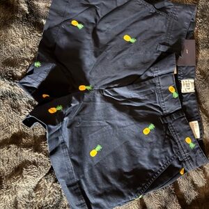 GAP Navy Shorts with Yellow Embroidery